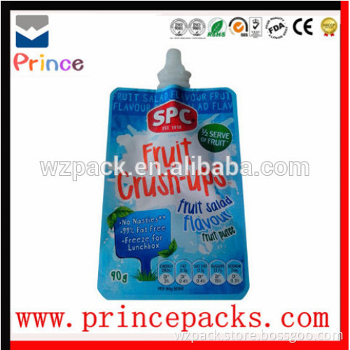 stand up drink pouch with spout